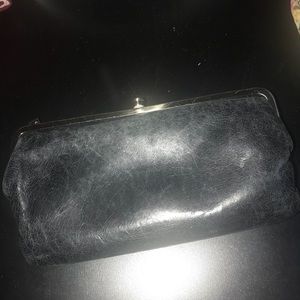 Black hobo wallet